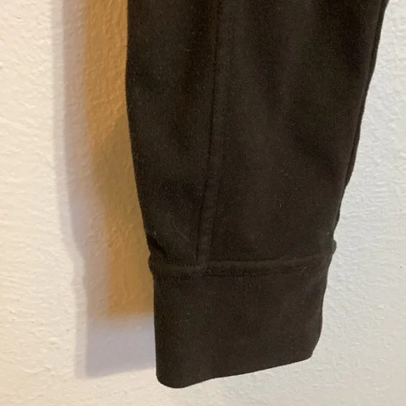 Mondetta Womens Size M Black Fleece Joggers Leggings Pants Cozy Elastic Waist - Picture 3 of 10